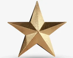 Hot Daells Bolighus Topstjerne guld metal 20x3 cm