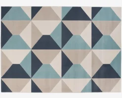 Sale Daells Bolighus Tæppe Amsterdam Blå 200x290 cm