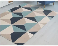 Sale Daells Bolighus Tæppe Amsterdam Blå 200x290 cm