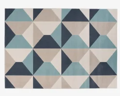 Best Daells Bolighus Tæppe Amsterdam Blå 160x230 cm