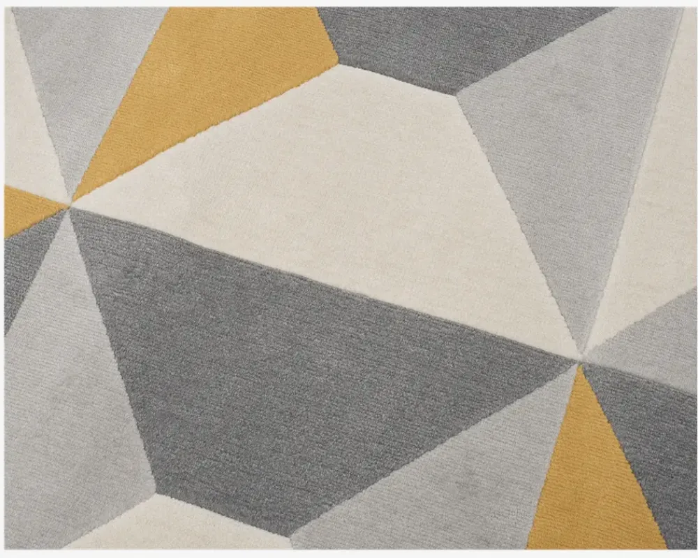 Clearance Daells Bolighus Tæppe Amsterdam Gul 160x230 cm