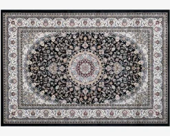 Outlet Daells Bolighus Tæppe Leonardo 133x195 cm Sort