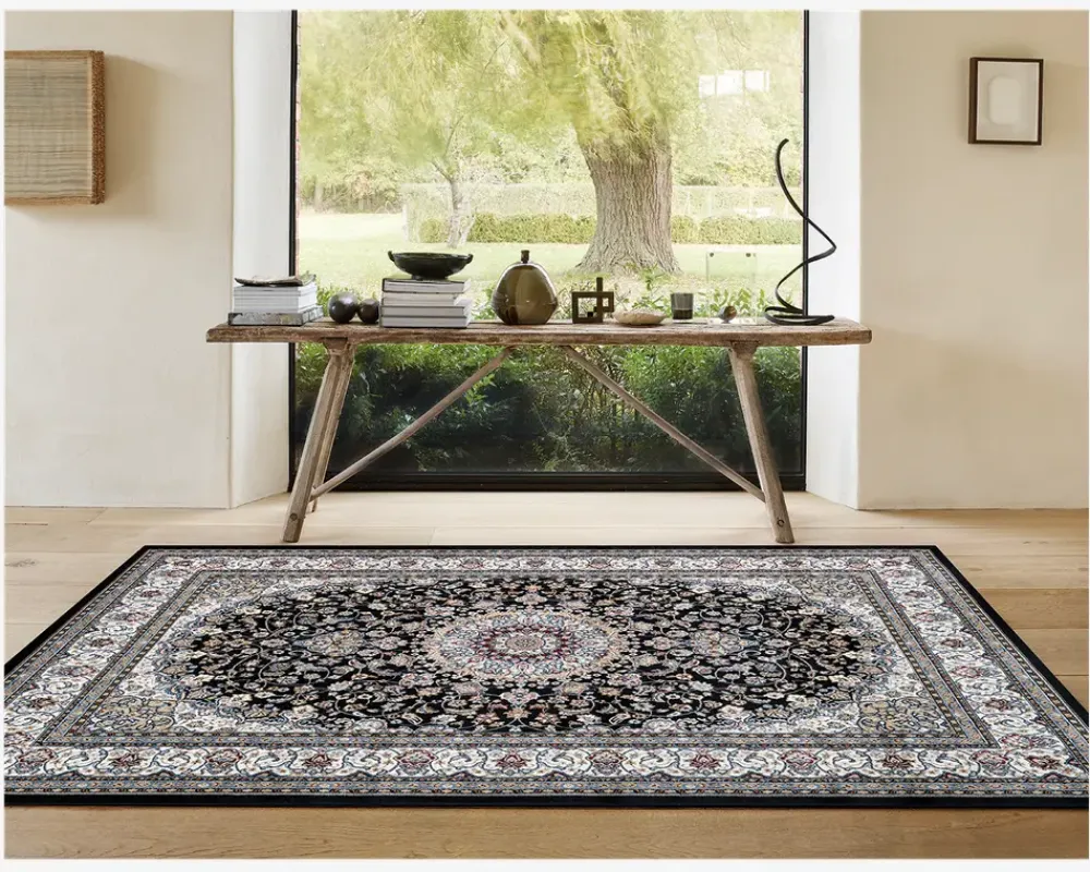 Outlet Daells Bolighus Tæppe Leonardo 133x195 cm Sort