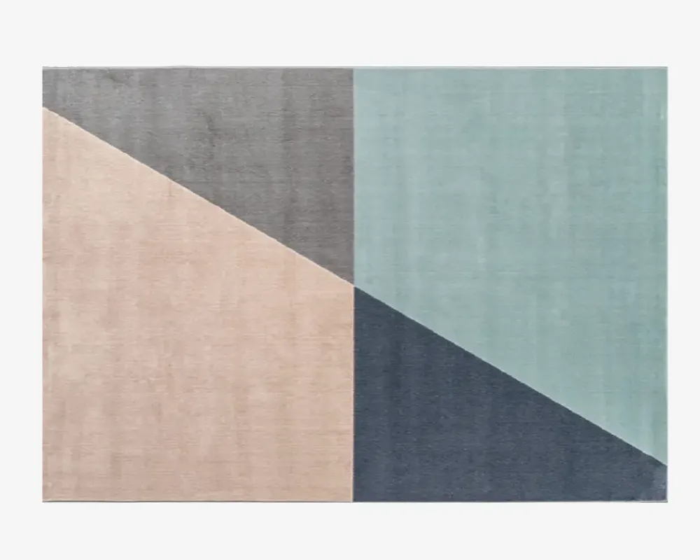 Hot Daells Bolighus Tæppe London Blå 140x200 cm