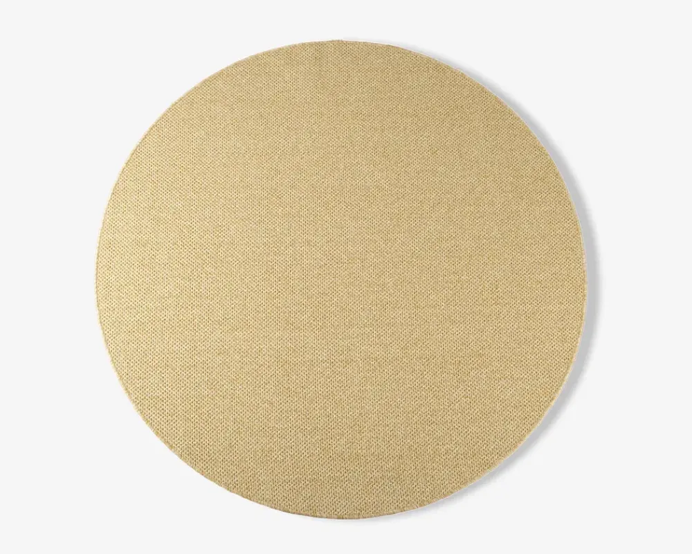 Best Daells Bolighus Tæppe Monaco sandfarvet Ø. 200 cm