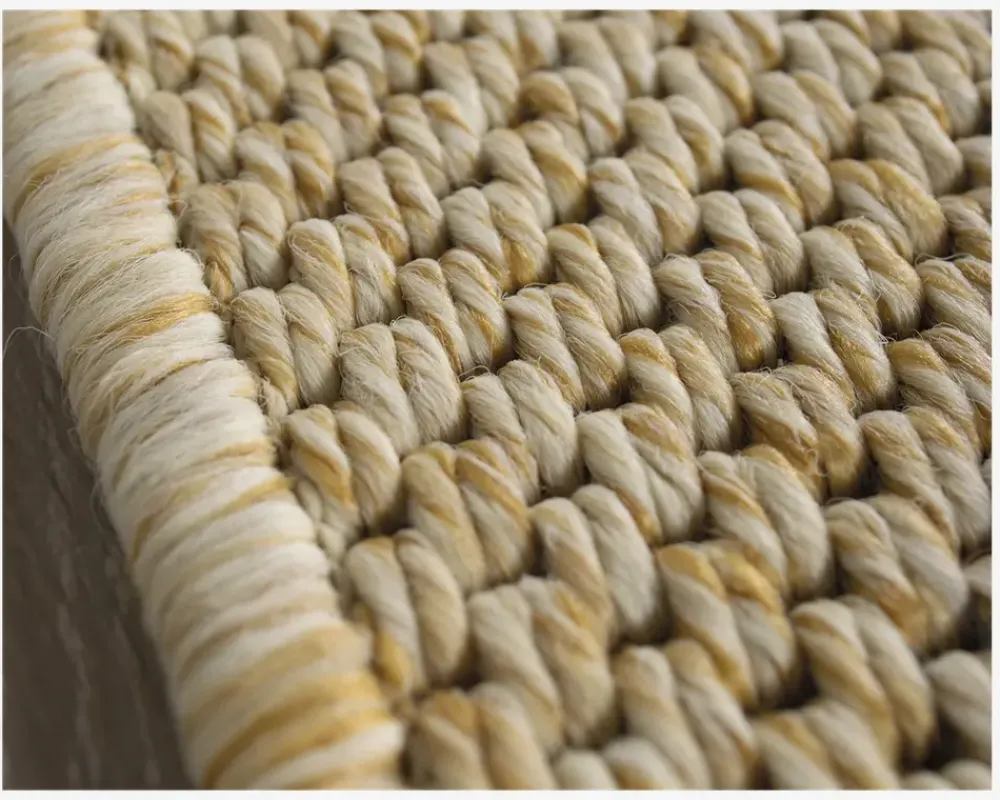 Best Daells Bolighus Tæppe Monaco sandfarvet Ø. 200 cm