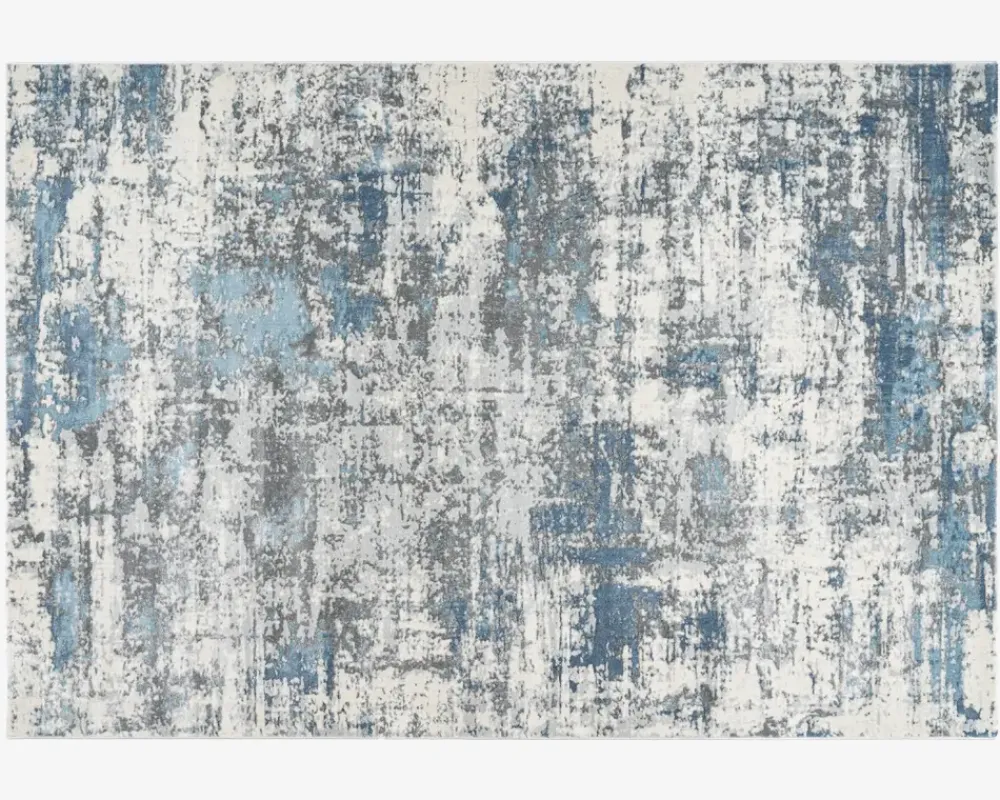 Best Daells Bolighus Tæppe Paris 503 120x170cm Blue Blå