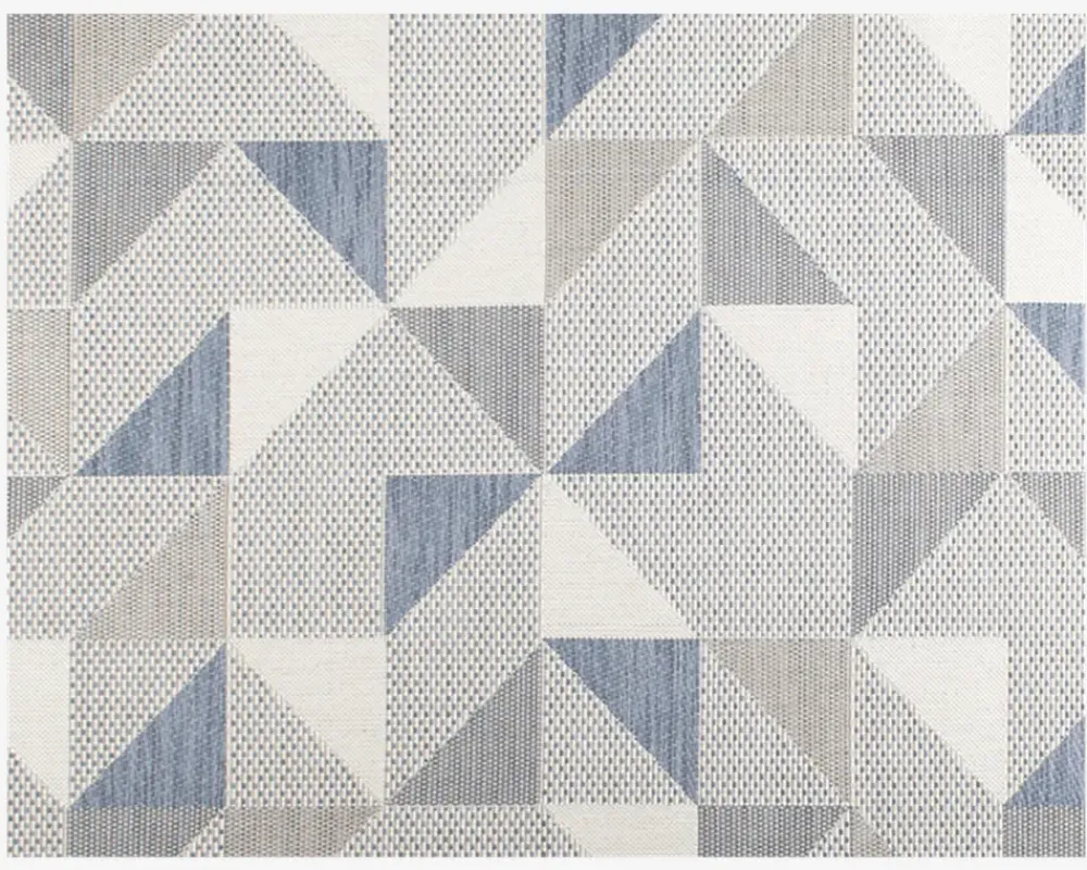 Sale Daells Bolighus Tæppe Paris Cream/Blå 140x200 cm