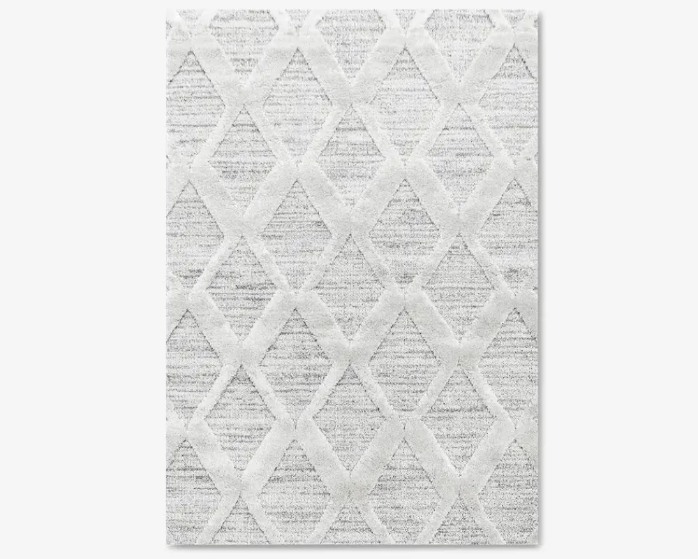 Daells Bolighus Tæppe Pisa lysgrå/hvid 140 x 200 cm