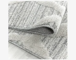 Daells Bolighus Tæppe Pisa lysgrå/hvid 140 x 200 cm