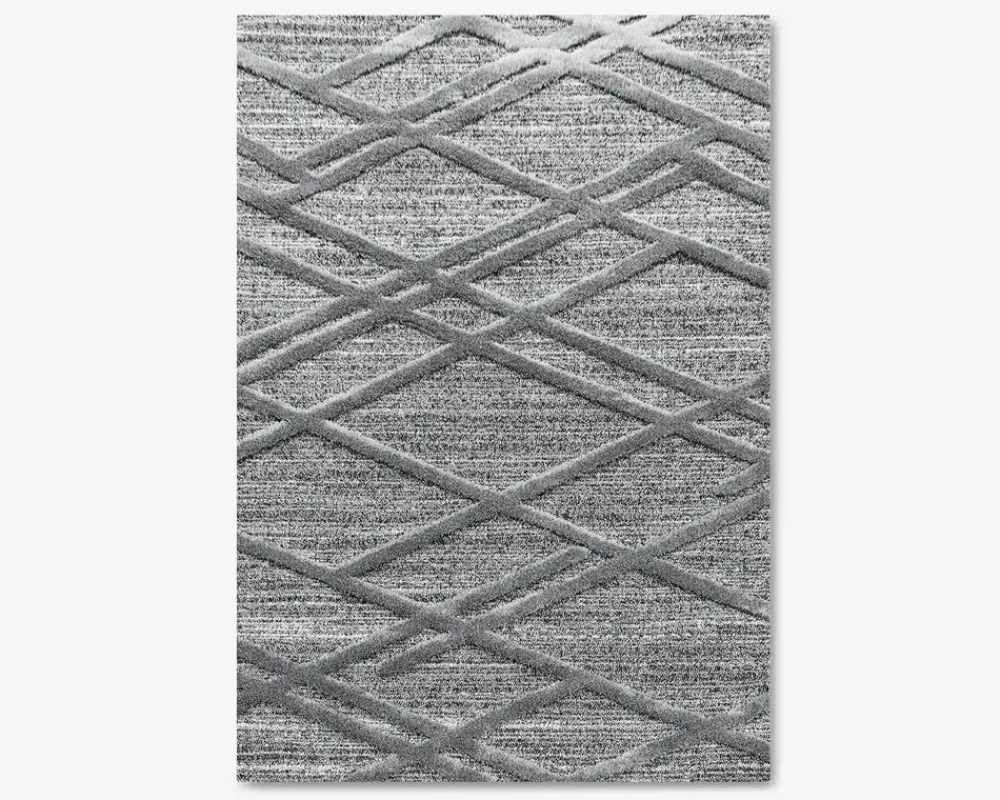 Hot Daells Bolighus Tæppe Pisa mørk grå 160 x 230 cm