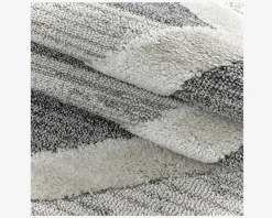 Discount Daells Bolighus Tæppe Pisa mørk grå/hvid 160 x 200 cm