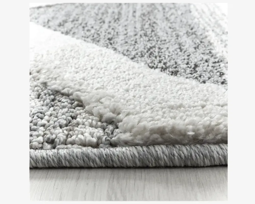 Online Daells Bolighus Tæppe Pisa mørkgrå/hvid 140 x 200 cm