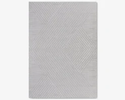 Hot Daells Bolighus Tæppe Sahara sølvfarvet 160 x 200 cm