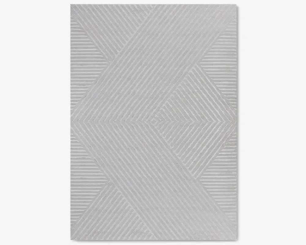 Hot Daells Bolighus Tæppe Sahara sølvfarvet 160 x 200 cm