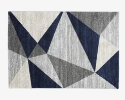 Discount Daells Bolighus Tæppe Trigon Blå 133x195 cm