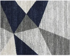 Discount Daells Bolighus Tæppe Trigon Blå 133x195 cm