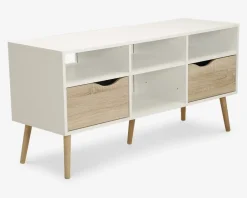 Clearance Daells Bolighus Tv Bord Delta Hvid/Eg