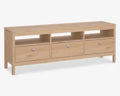 Discount Daells Bolighus Tv-bord Madrid lys m/3 skuffer Eg