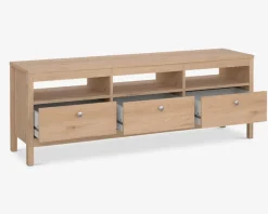 Discount Daells Bolighus Tv-bord Madrid lys m/3 skuffer Eg