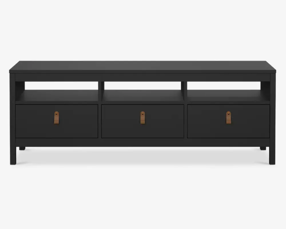 Sale Daells Bolighus Tv-bord Madrid m/3 skuffer Sort