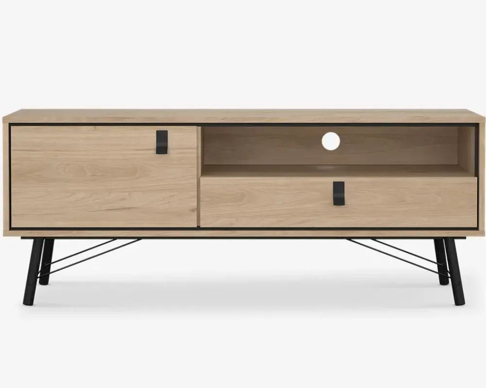 Online Daells Bolighus Tv-bord Ry lys eg/sort