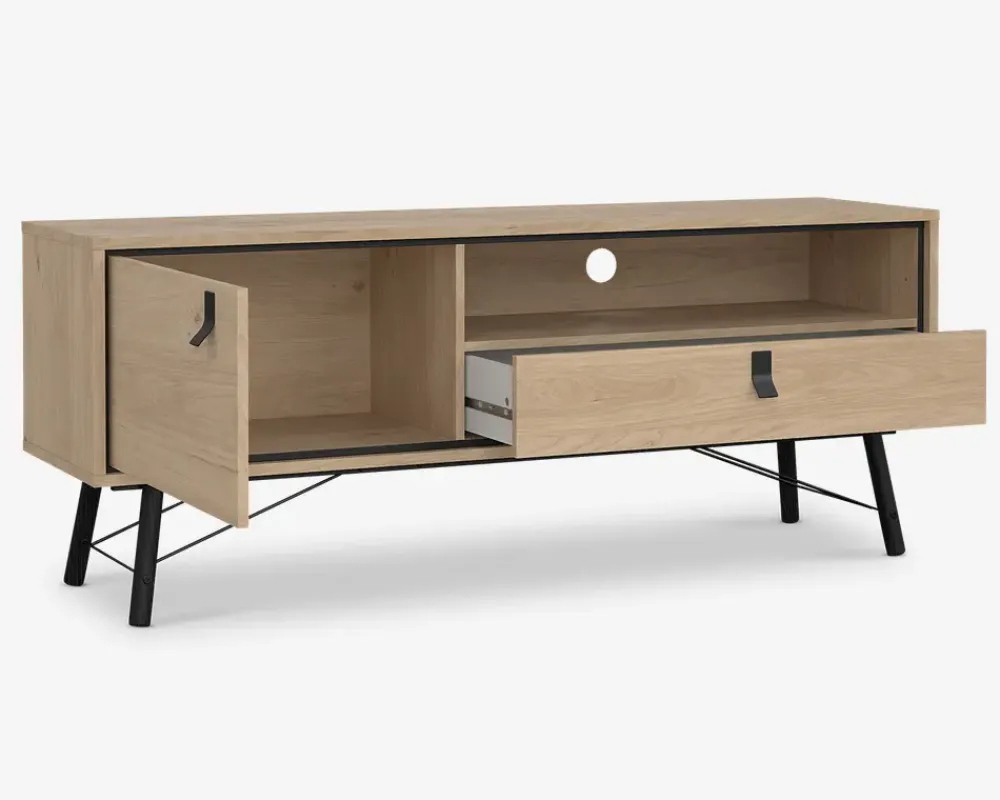 Online Daells Bolighus Tv-bord Ry lys eg/sort