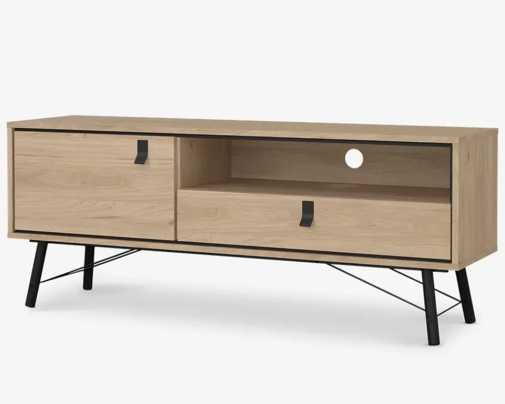 Online Daells Bolighus Tv-bord Ry lys eg/sort