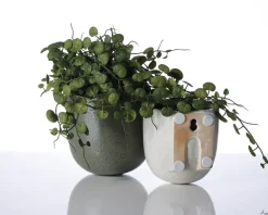 Clearance Daells Bolighus Urtepotteskjuler Amel hvid/cream 12x12 cm