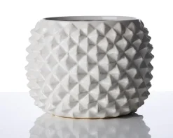 Clearance Daells Bolighus Urtepotteskjuler Ananas hvid H.16xØ.22 cm