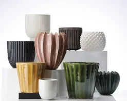 Outlet Daells Bolighus Urtepotteskjuler Flora grøn H.22 cm