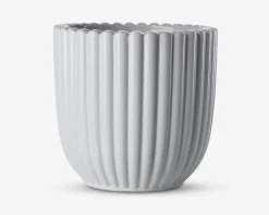 Daells Bolighus Urtepotteskjuler Nobel hvid 17x18 cm