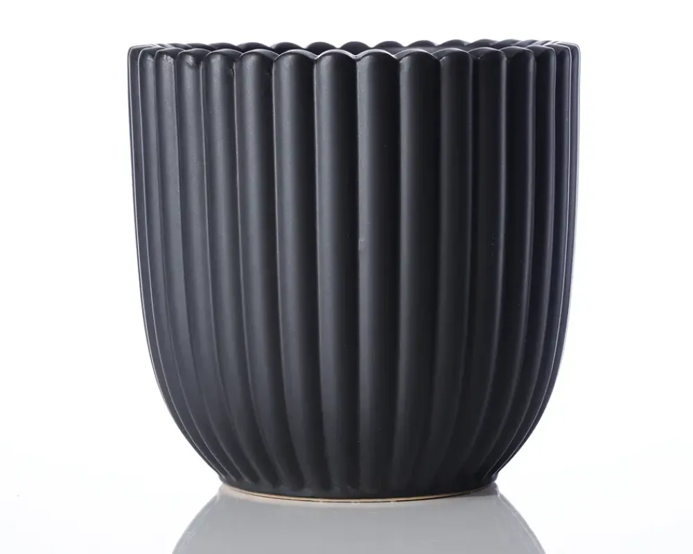 Sale Daells Bolighus Urtepotteskjuler Nobel mat sort 20x22 cm