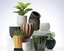 Sale Daells Bolighus Urtepotteskjuler Nobel mat sort 20x22 cm