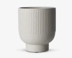 Sale Daells Bolighus Urtepotteskjuler sæt river cream H.17+22 cm