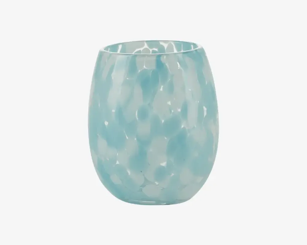 New Daells Bolighus Vandglas Dot Blå