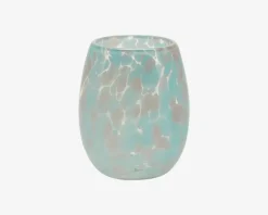 Sale Daells Bolighus Vandglas Dots Blå/Rosa Blå, Rosa