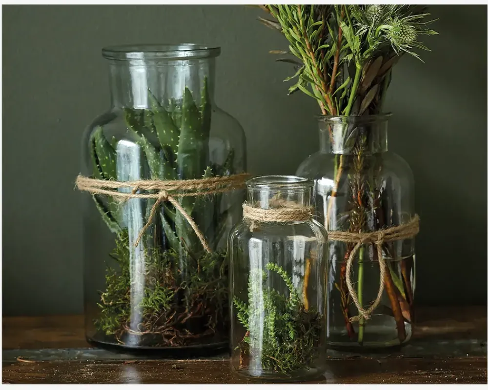 New Daells Bolighus Vase flaske rund Ø.6,5xH.13 cm