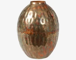 Daells Bolighus Vase Hamret Antik H.20 cm