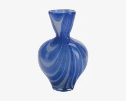 Sale Daells Bolighus Vase Hjerteform H.23,5 cm Blå