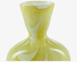 Best Daells Bolighus Vase Hjerteform H.23,5 cm Gul