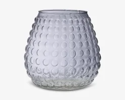 Online Daells Bolighus Vase klar boble glas 20x25 cm