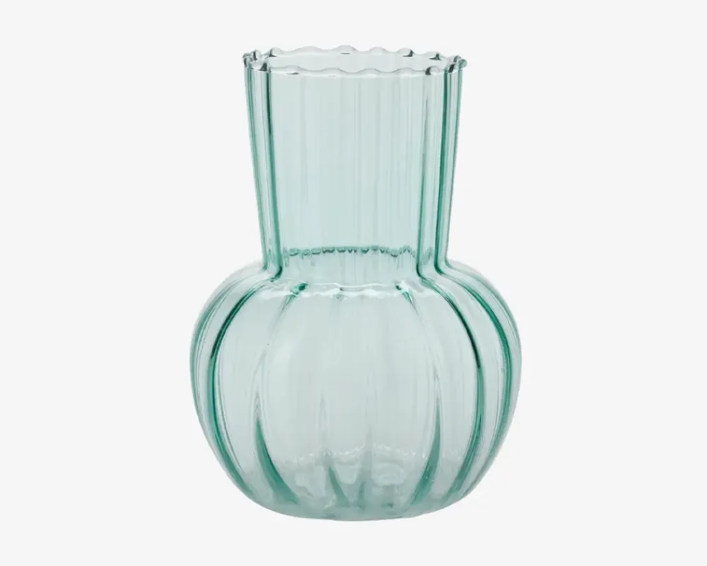 Outlet Daells Bolighus Vase Med Riller Mint