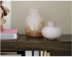 Sale Daells Bolighus Vase Rund Glas Rose H.13 cm