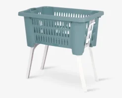 New Daells Bolighus Vasketøjskurv m. udklappelige ben 60L ass.