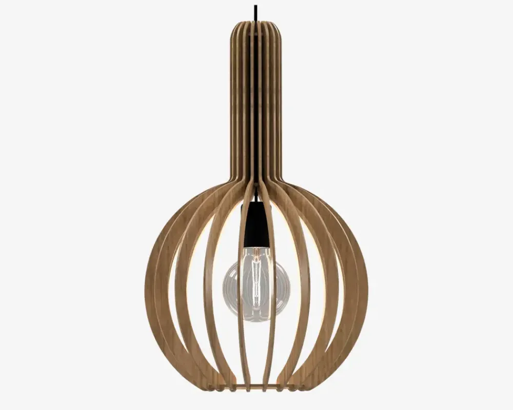 Daells Bolighus Velasco pendel ahorn/sort Ø.31 cm Sort, Ahorn