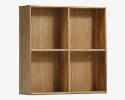 Outlet Daells Bolighus Væghængt bogreol olieret eg Røget Eg