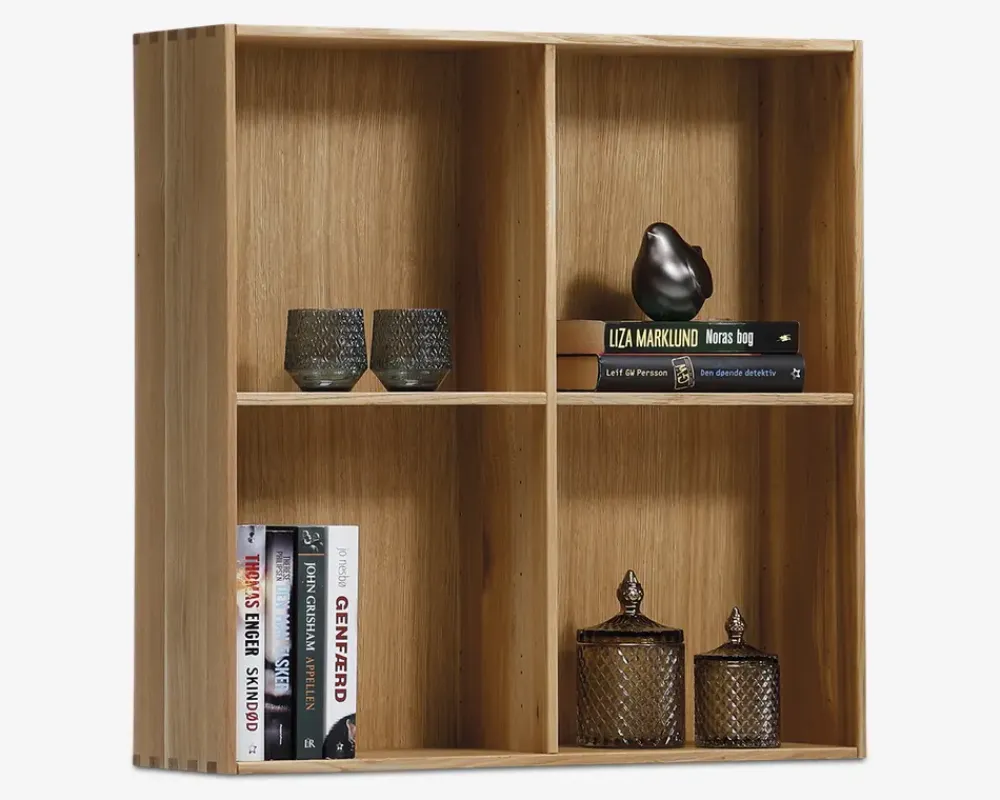 Outlet Daells Bolighus Væghængt bogreol olieret eg Røget Eg