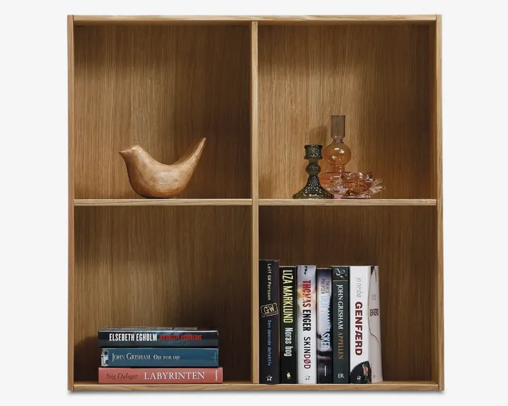 Outlet Daells Bolighus Væghængt bogreol olieret eg Røget Eg