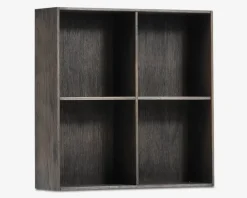 Online Daells Bolighus Væghængt bogreol Røget Eg